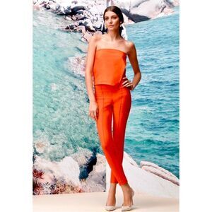 Veronica Beard Strapless Kona Top and Honolulu High Waist Pants NWT